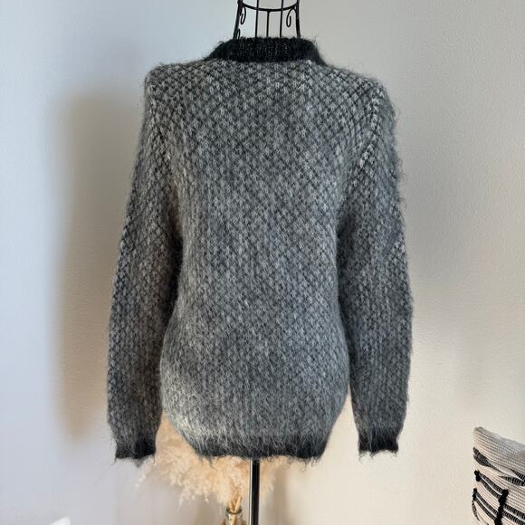 Anthropologie Corey Lynn Calter Mulitcolor Design Wool Crewneck Sweater Small - Picture 4 of 8